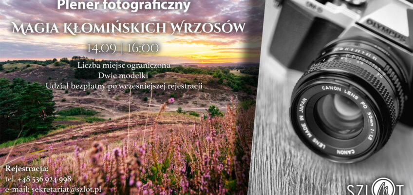 Zapraszamy na plener fotograficzny „Magia Kłomińskich Wrzosów”!
